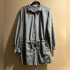 Denim romper